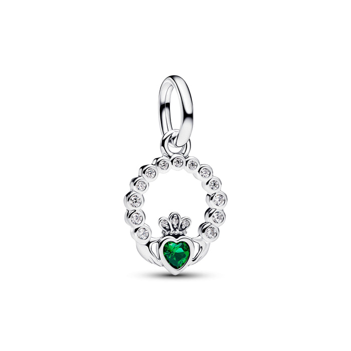 Pandora Claddagh Ring Dangle Charm Sterling Silver