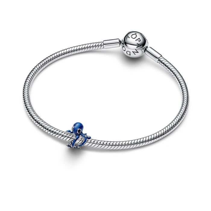 Pandora Blue Octopus Charm Sterling silver