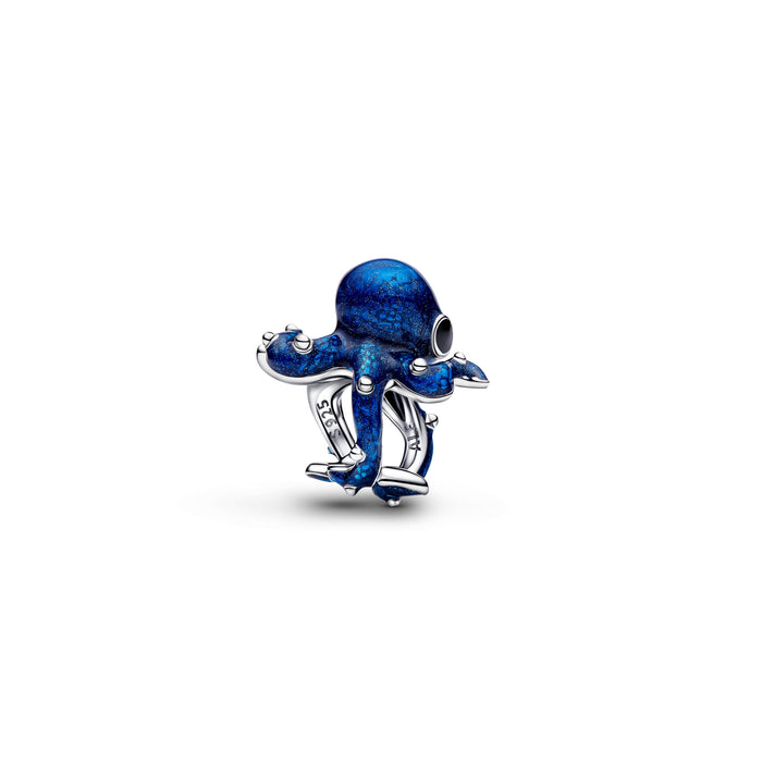 Pandora Blue Octopus Charm Sterling silver