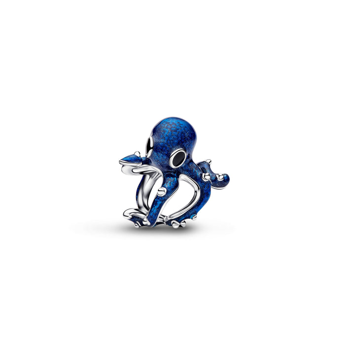 Pandora Blue Octopus Charm Sterling silver
