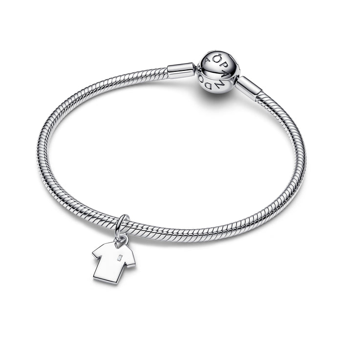 Pandora Engravable Soccer Shirt Dangle Charm Sterling Silver