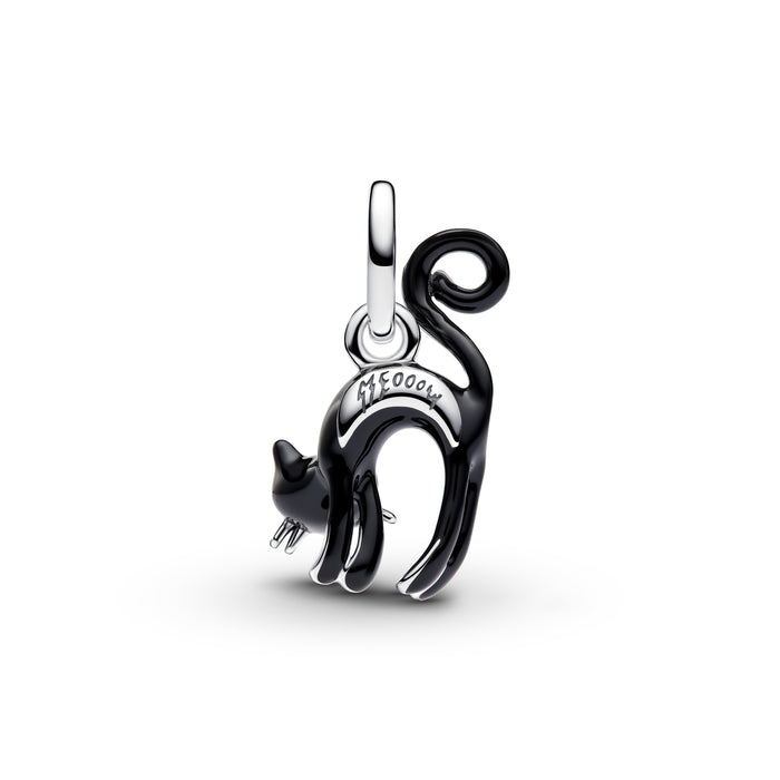 Pandora Black Cat Dangle Charm Sterling Silver