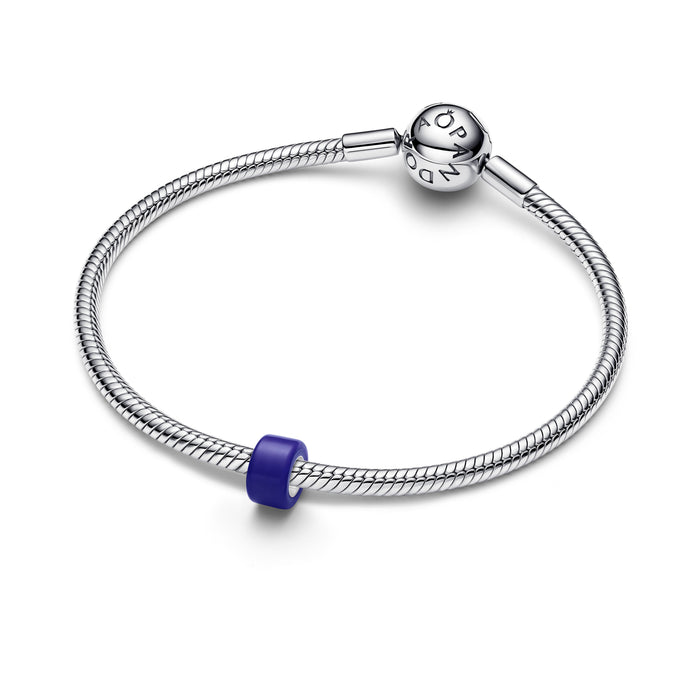 Pandora Blue Murano Glass Mini Charm Sterling Silver