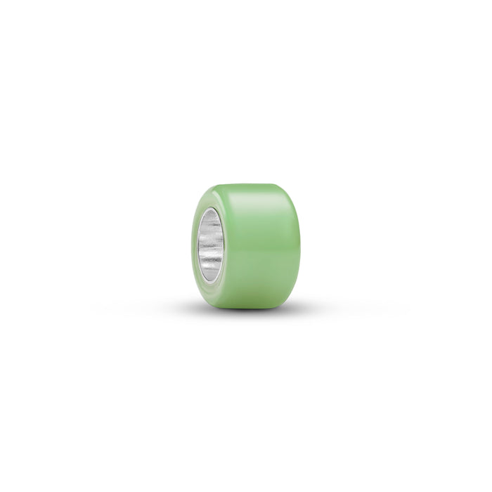 Pandora Green Murano Glass Mini Charm Sterling Silver