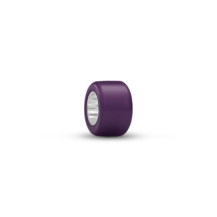 Pandora Purple Murano Glass Mini Charm Sterling Silver