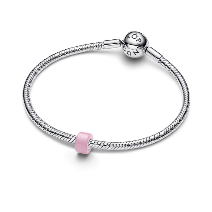 Pandora Pink Murano Glass Mini Charm Sterling Silver