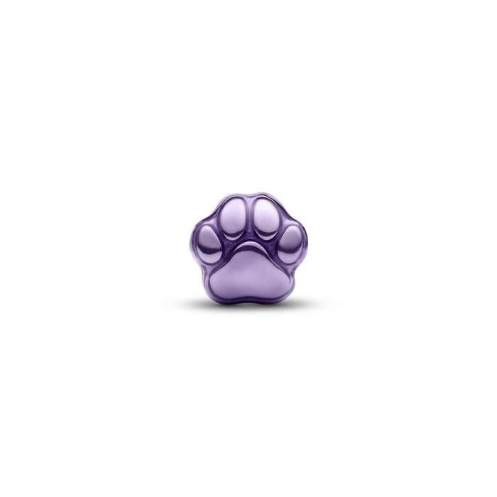 Pandora Purple Paw Mini Charm Sterling Silver