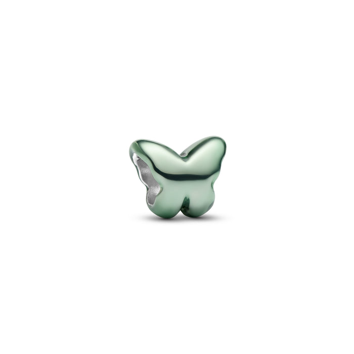 Pandora Green Butterfly Mini Charm Sterling Silver