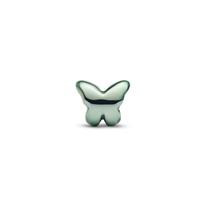 Pandora Green Butterfly Mini Charm Sterling Silver