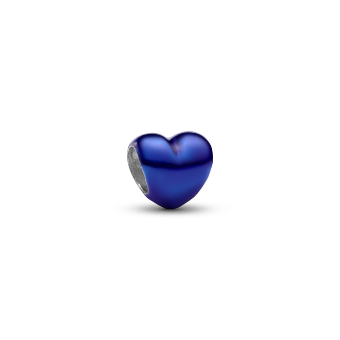 Pandora Blue Heart Mini Charm Sterling Silver