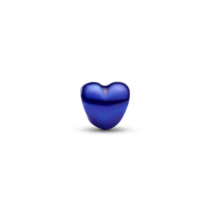 Pandora Blue Heart Mini Charm Sterling Silver