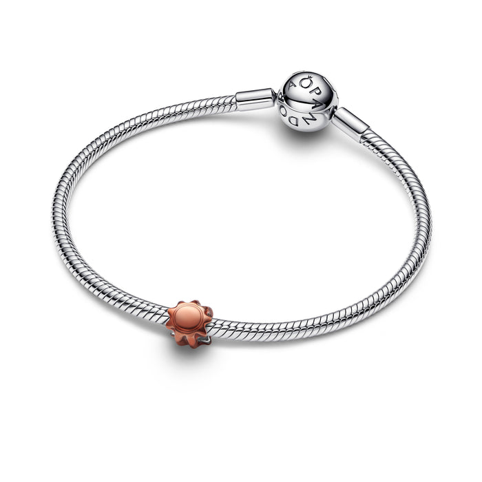 Pandora Orange Sun Mini Charm Sterling Silver
