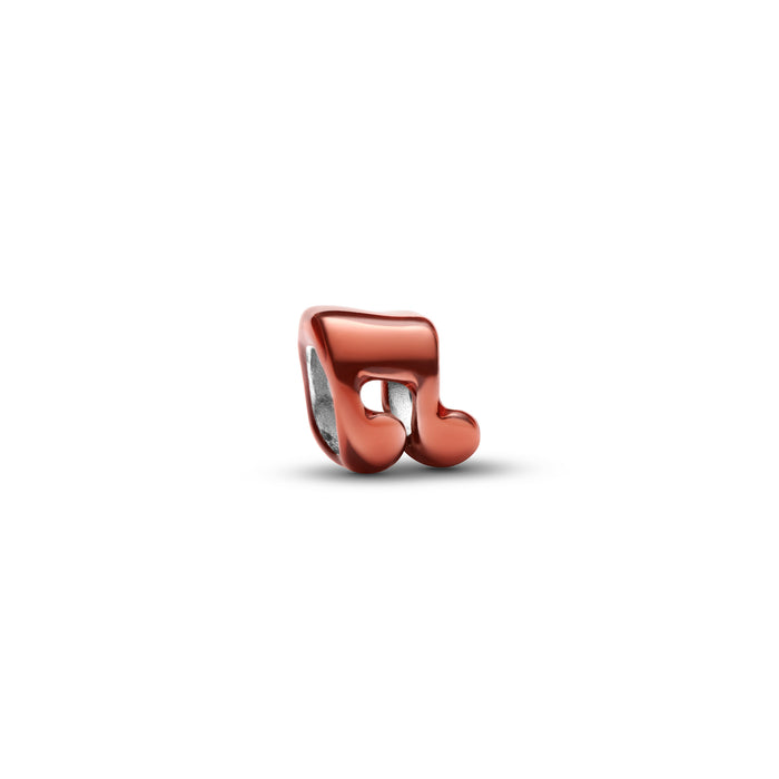 Pandora Orange Music Note Mini Charm Sterling Silver