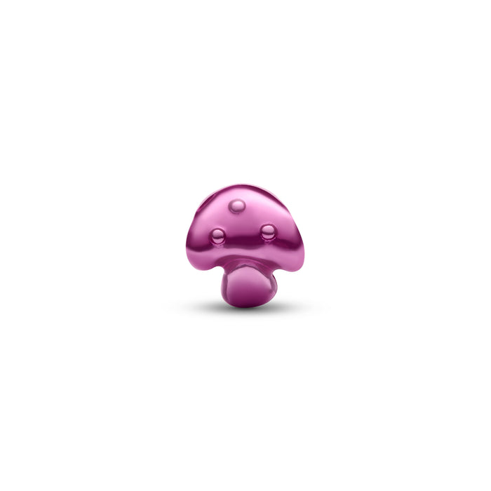 Pandora Pink Mushroom Mini Charm Sterling Silver