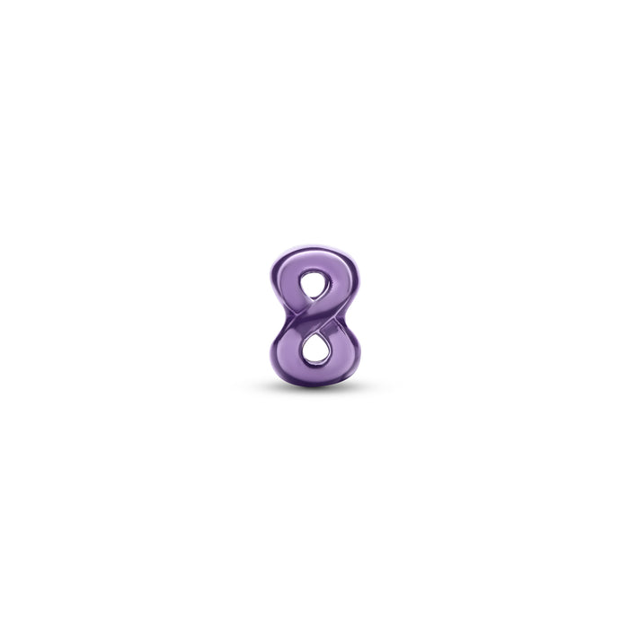 Pandora Purple Infinity Mini Charm Sterling Silver