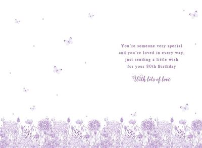 Nigel Quiney 'Ditsy Band 80th' Birthday Card