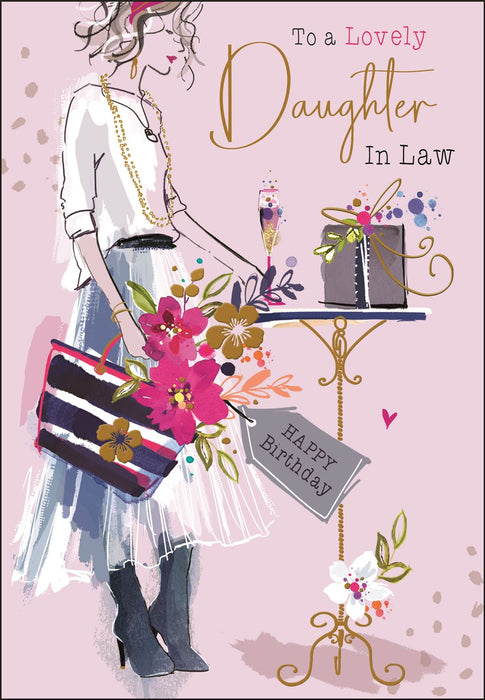 Jonny Javelin 'To A Lovely Daughter-In-Law' Birthday Card