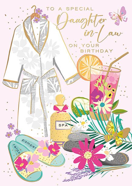 Words & Wishes 'To A Special Daughter-In-Law' Birthday Card