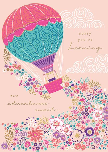 Words N Wishes 'Sorry You're Leaving' Leaving Card