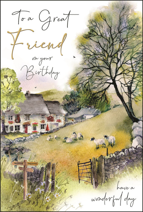 Jonny Javelin 'To A Great Friend' Birthday Card