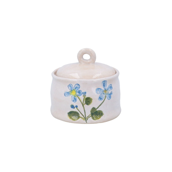 Gisela Graham Meadow Stoneware Storage Jar