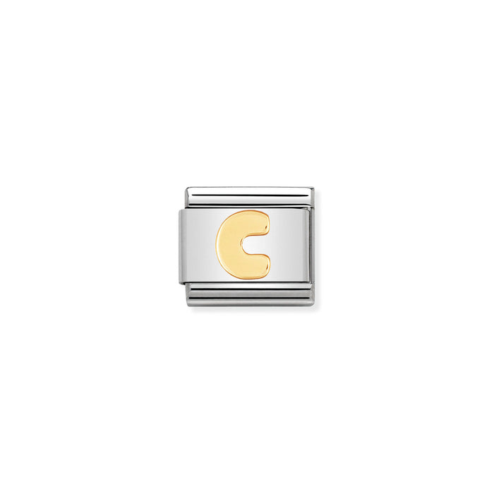 Nomination Classic Gold Letter C Charm