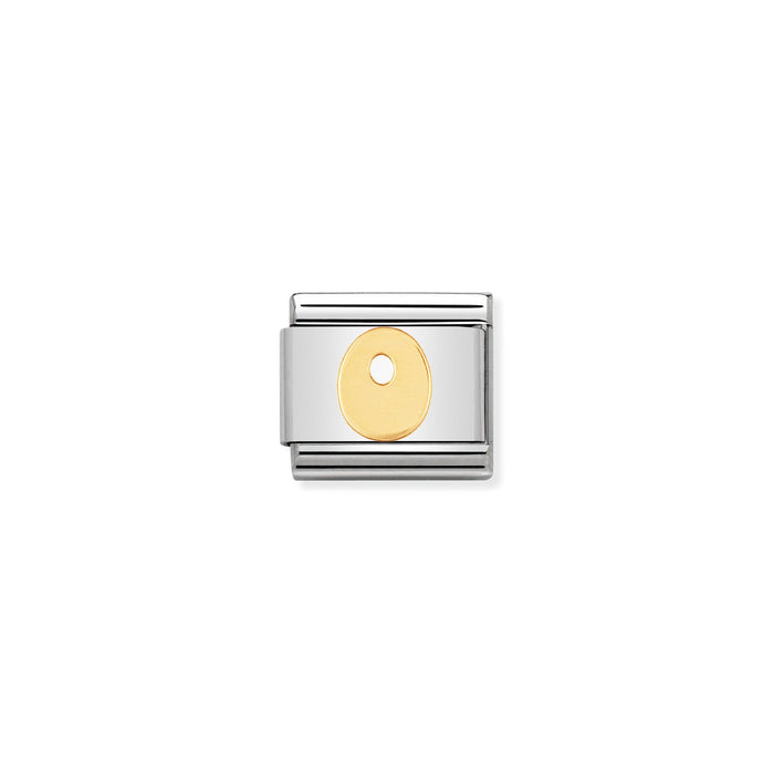 Nomination Classic Gold Letter O Charm