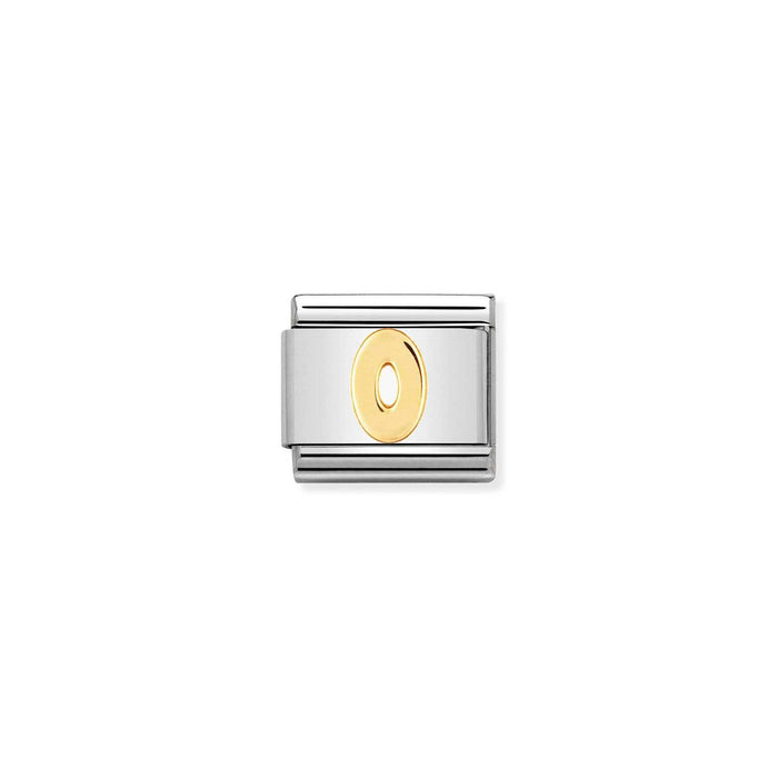 Nomination Classic Gold Number 0 Charm
