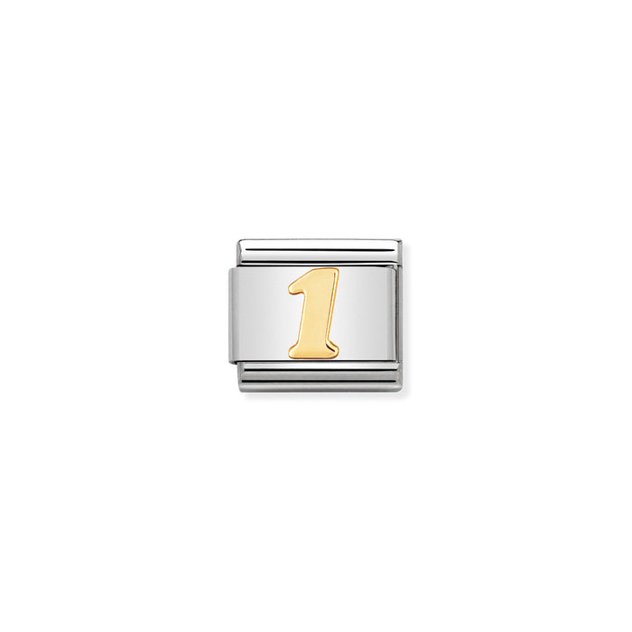 Nomination Classic Gold Number 1 Charm