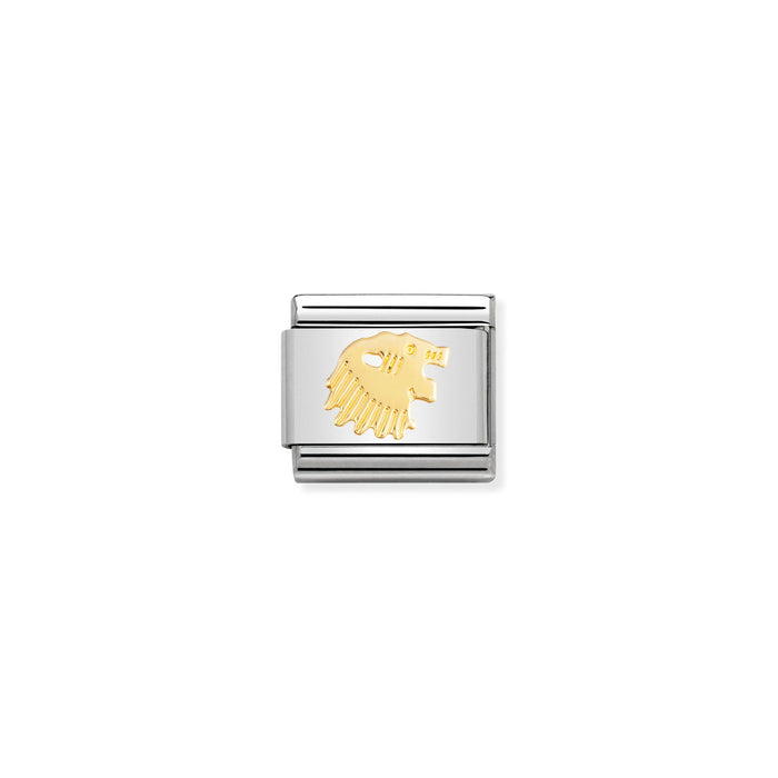 Nomination Classic Gold Leo Zodiac Charm