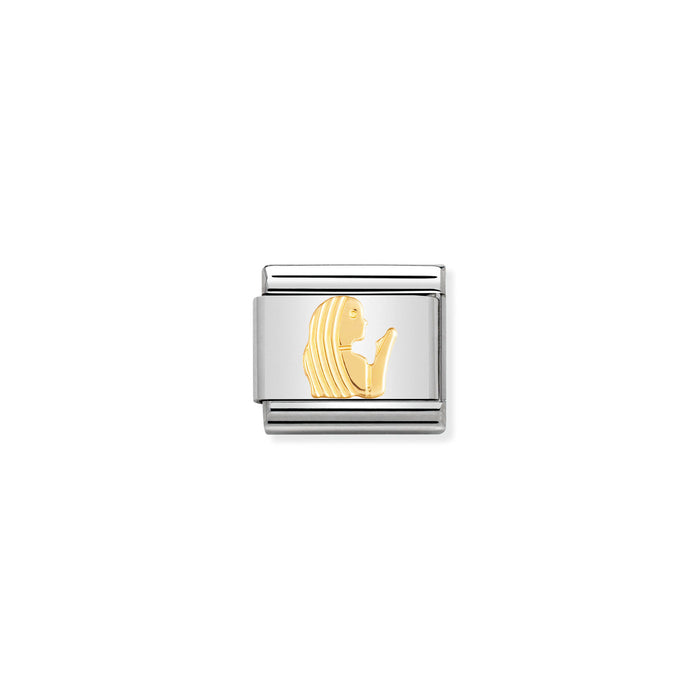 Nomination Classic Gold Virgo Zodiac Charm
