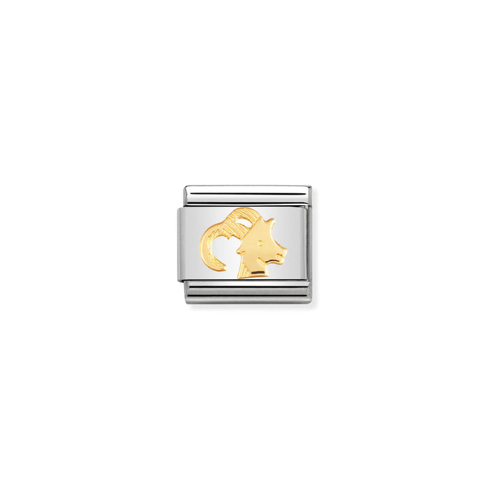 Nomination Classic Gold Capricorn Zodiac Charm