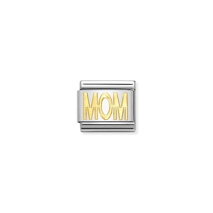 Nomination Classic Gold Writings Mom Charm