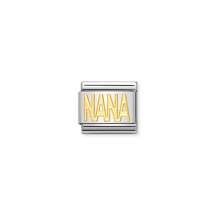 Nomination Classic Gold Writings Nana Charm