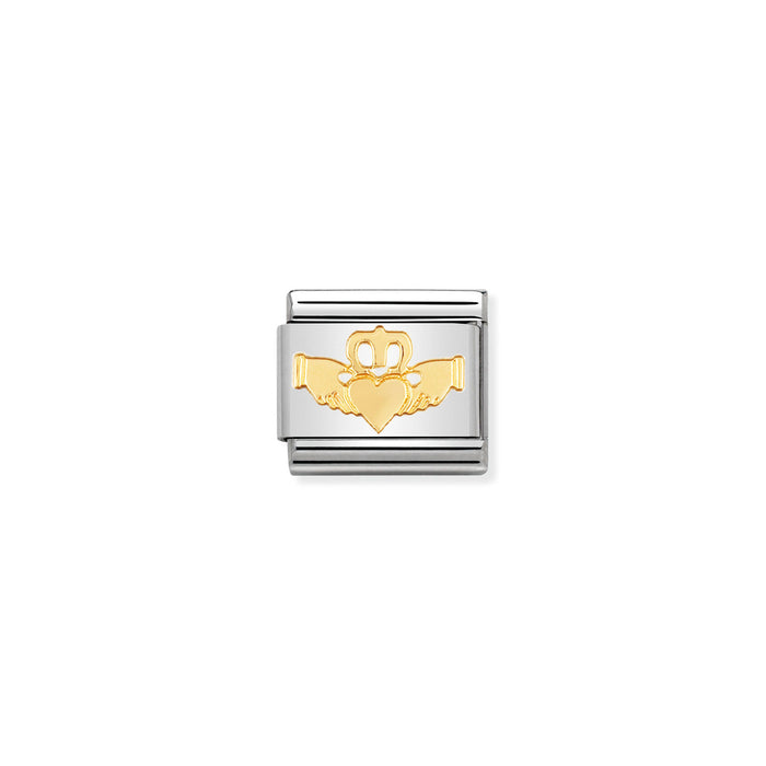 Nomination Classic Gold Religious Claddagh Charm