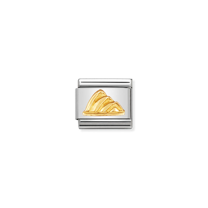 Nomination Classic Gold Relief Monuments Opera House Charm