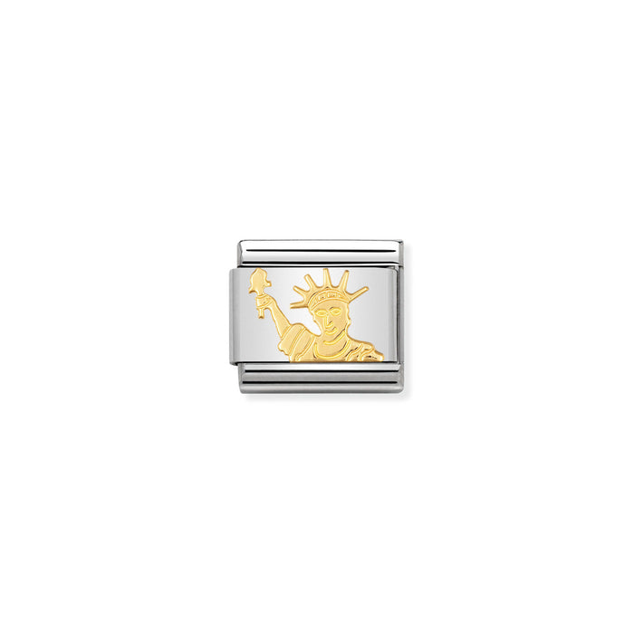 Nomination Classic Gold Symbols Statue of Liberty Charm