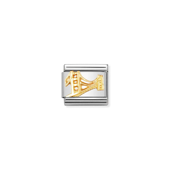 Nomination Classic Gold Travel Golden Gate Bridge Charm