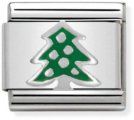 Nomination Classic Silver Christmas Tree Christmas Charm