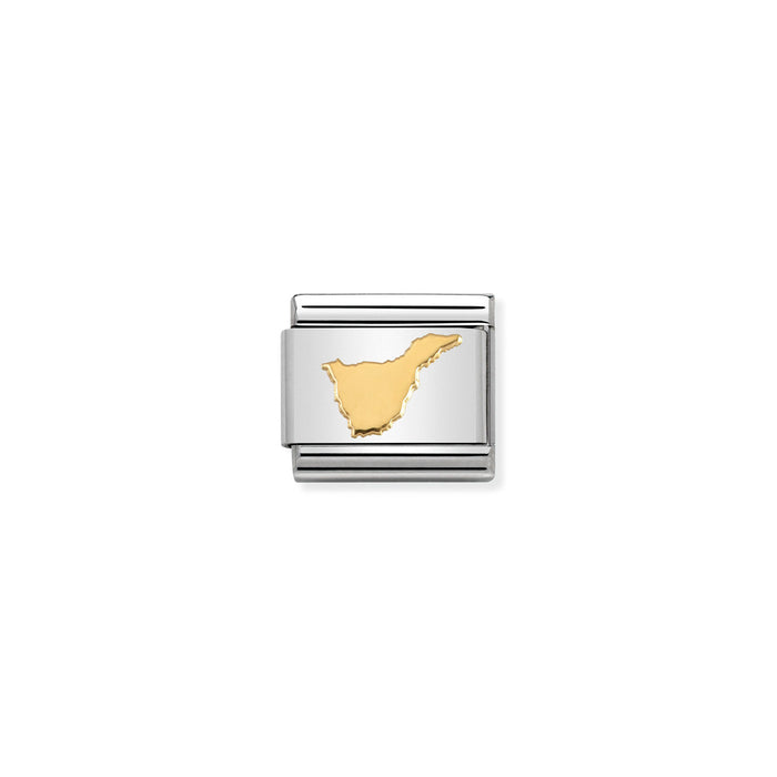 Nomination Classic Gold Relief Travel Tenerife Island Charm