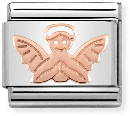 Nomination Classic Rose Gold Angel Christmas Charm