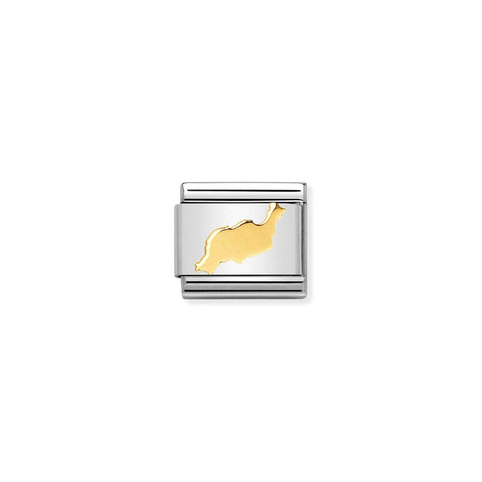 Nomination Classic Gold Relief Travel Lanzarote Charm