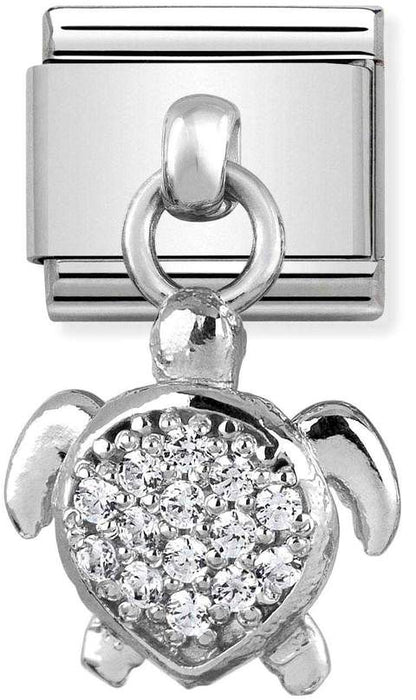 Nomination Classic Silver Charm Turtle Drop Charm