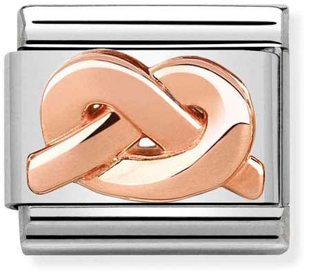 Nomination Classic Rose Gold Symbols Love Knot Charm