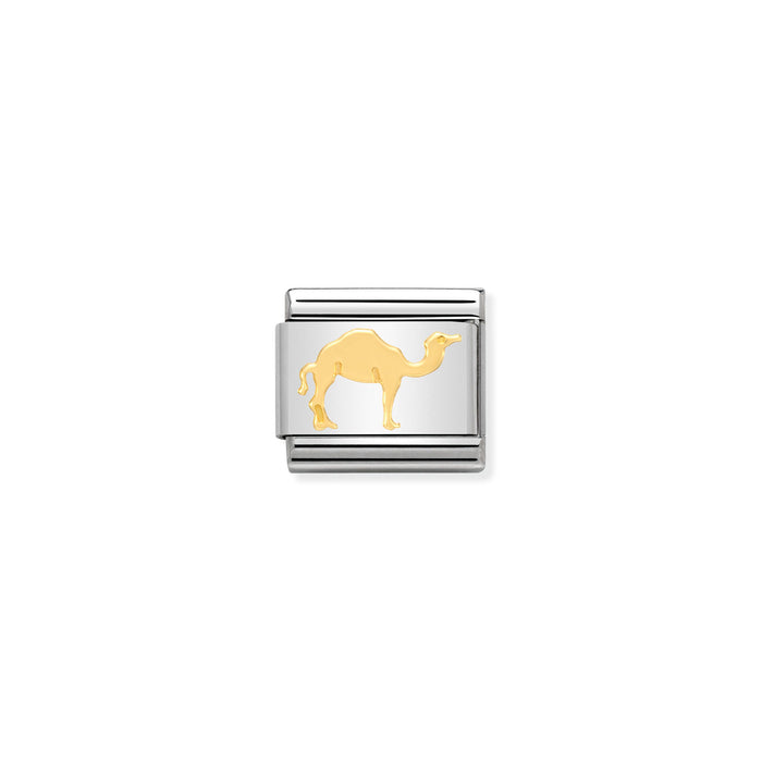 Nomination Classic Gold Animals Dromedary Camel Charm