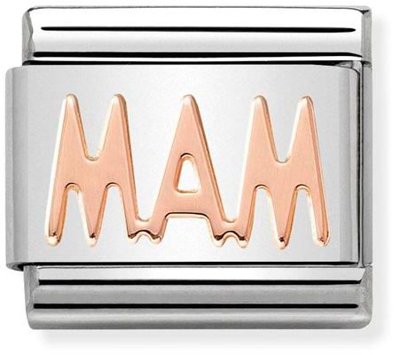 Nomination Classic Rose Gold Writings Mam Charm