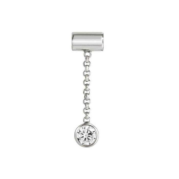 Nomination SeiMia Silver Dropper With White Cubic Zirconia Pendant Charm