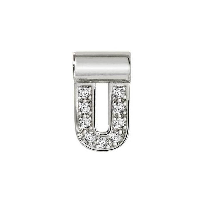 Nomination SeiMia Silver Letter U Pendant Charm