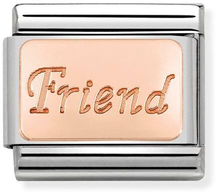 Nomination Classic Rose Gold Plates Friend Charm