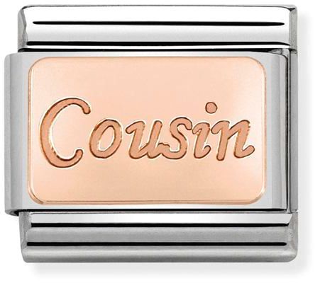 Nomination Classic Rose Gold Plates Cousin Charm